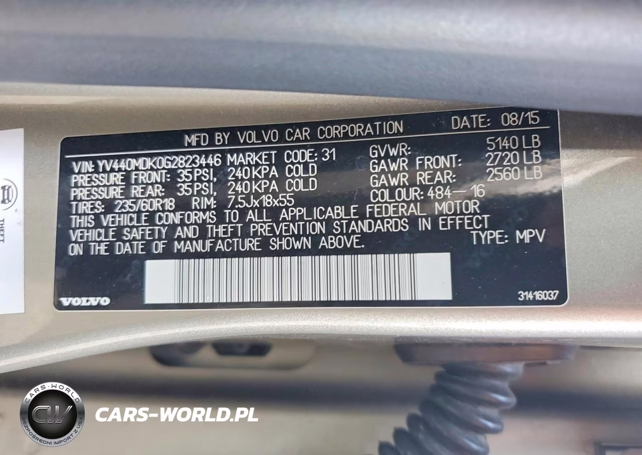 2016 Volvo Xc60 T5 Premier VIN:YV440MDK0G2823446 - 12