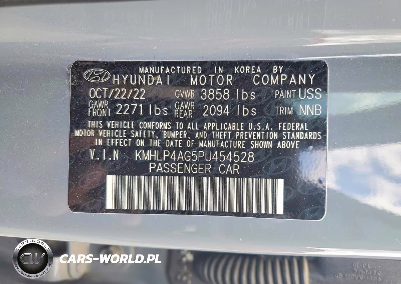 2023 Hyundai Elantra Limited VIN:KMHLP4AG5PU454528 - 12