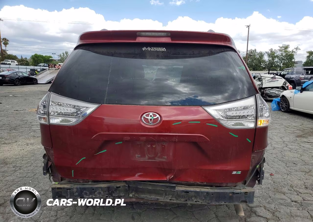 2013 Toyota Sienna Sport VIN:5TDXK3DCXDS289681 - 6