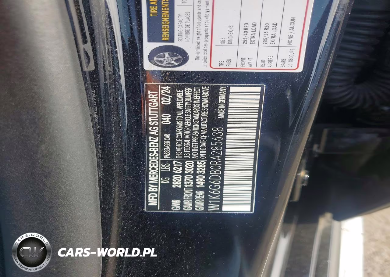 2024 Mercedes-Benz S 500 4Matic VIN:W1K6G6DB0RA285638 - 12