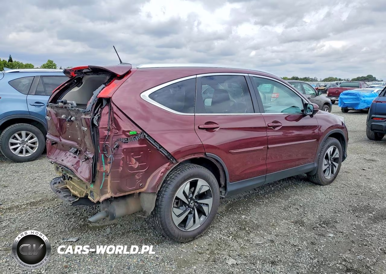 2015 Honda Cr-V Touring VIN:5J6RM4H91FL046623 - 3