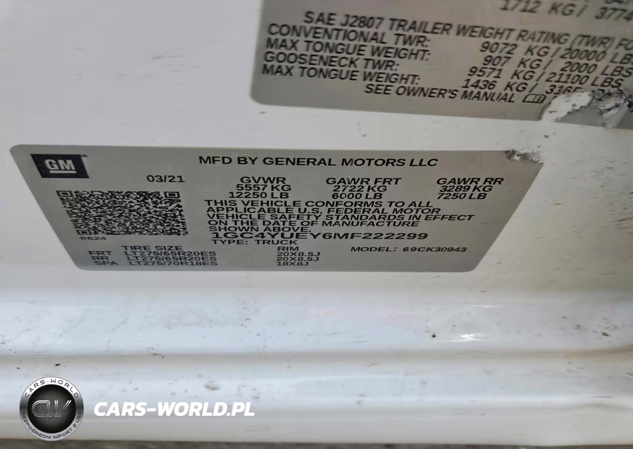 2021 Chevrolet Silverado K3500 Ltz VIN:1GC4YUEY6MF222299 - 12