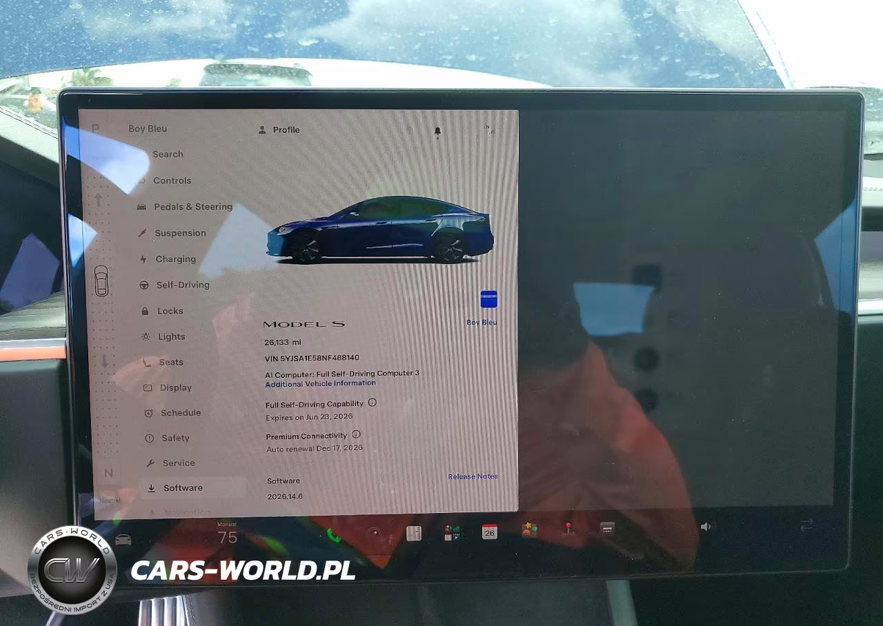 2022 Tesla Model S VIN:5YJSA1E58NF488140 - 9