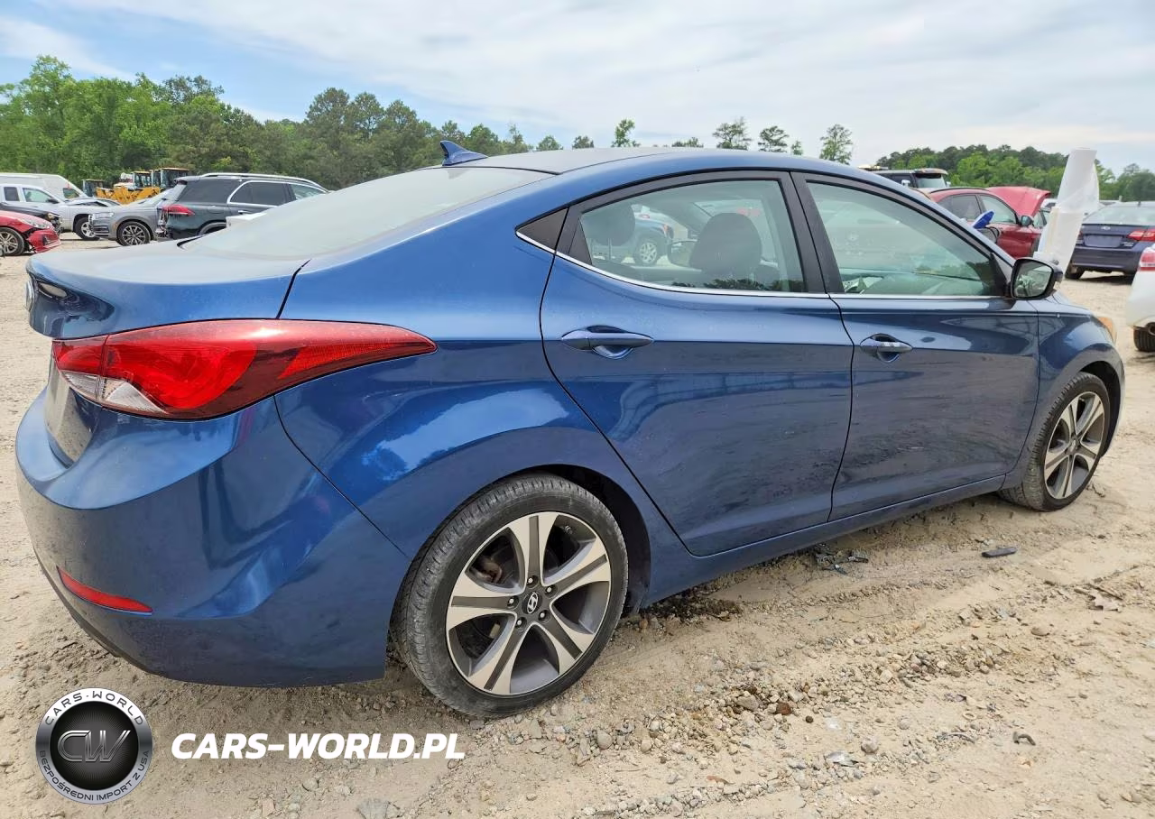 2014 Hyundai Elantra Sport VIN:KMHDH4AH9EU148228 - 3