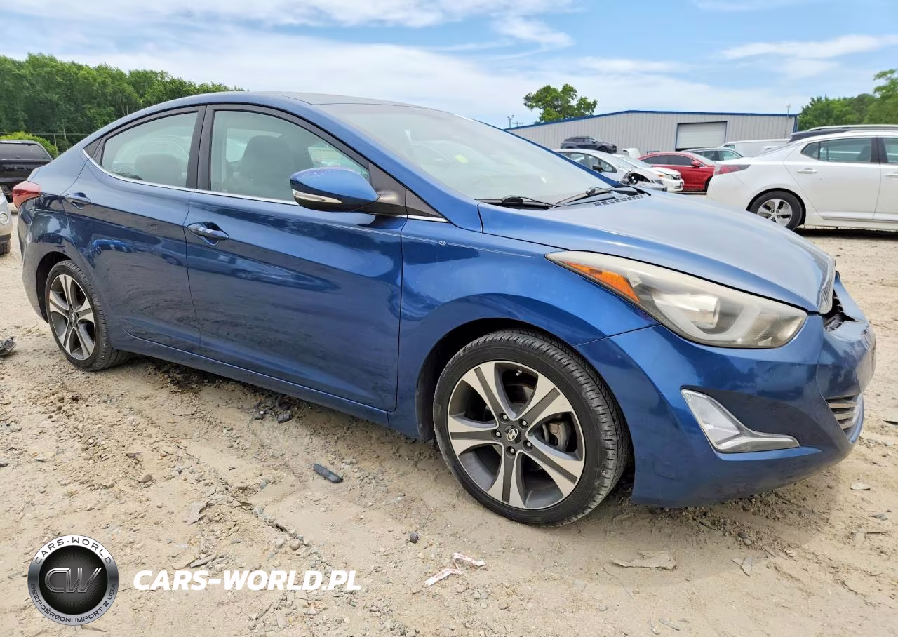 2014 Hyundai Elantra Sport VIN:KMHDH4AH9EU148228 - 4