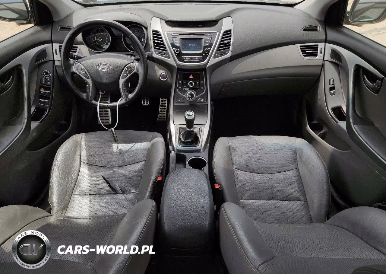 2014 Hyundai Elantra Sport VIN:KMHDH4AH9EU148228 - 8