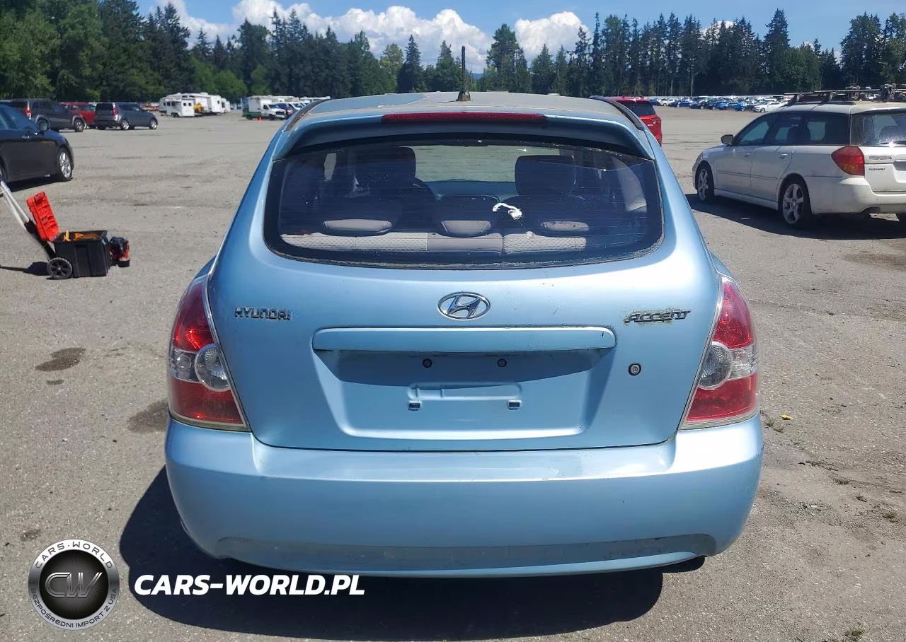 2008 Hyundai Accent Gs VIN:KMHCM36C88U064601 - 6