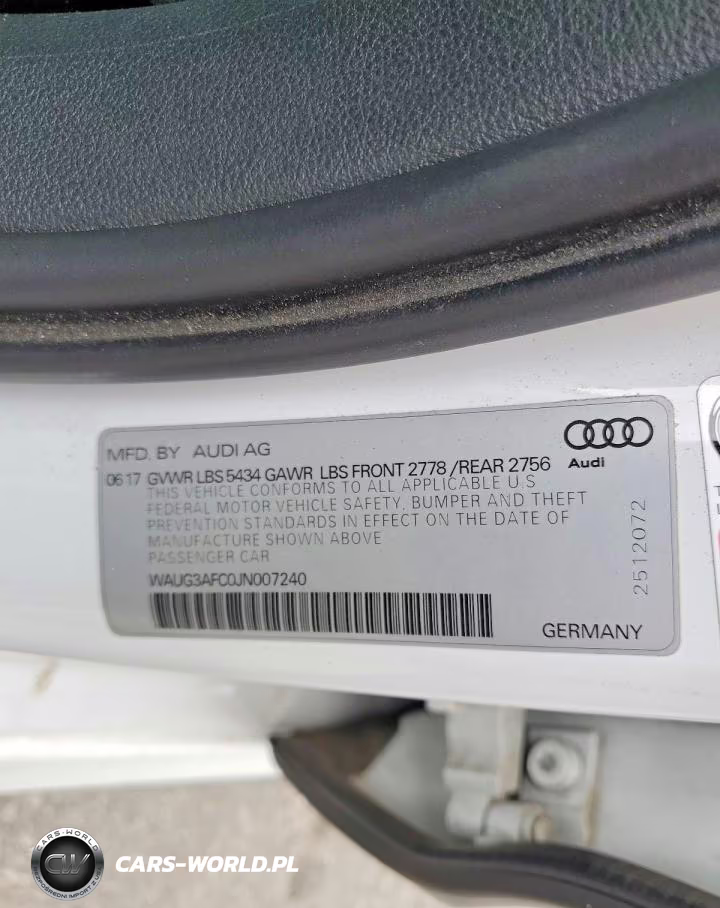 2018 Audi A6 Premium Plus VIN:WAUG3AFC0JN007240 - 12