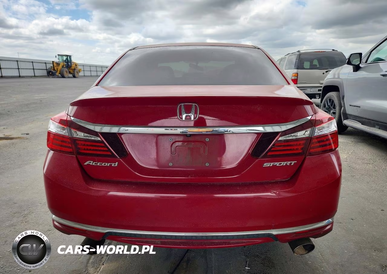 2016 Honda Accord Sport VIN:1HGCR2F52GA166494 - 6