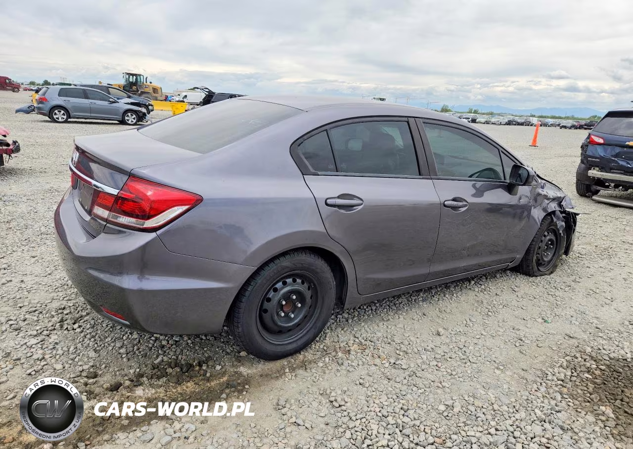 2014 Honda Civic Lx VIN:19XFB2F5XEE037557 - 3