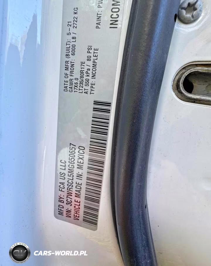 2021 Ram 3500 VIN:3C7WRSCL5MG650657 - 10