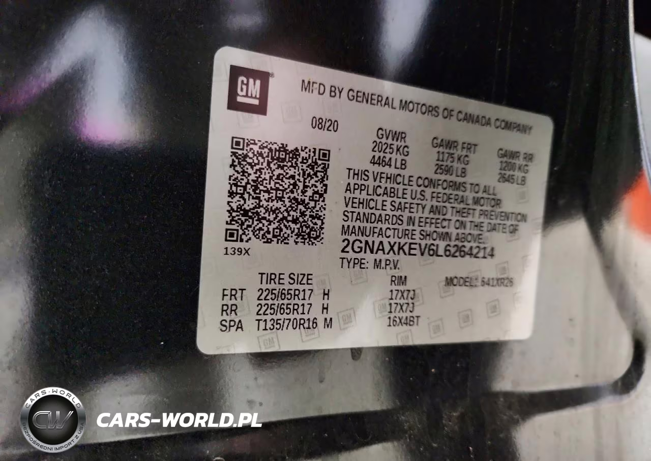2020 Chevrolet Equinox Lt VIN:2GNAXKEV6L6264214 - 13