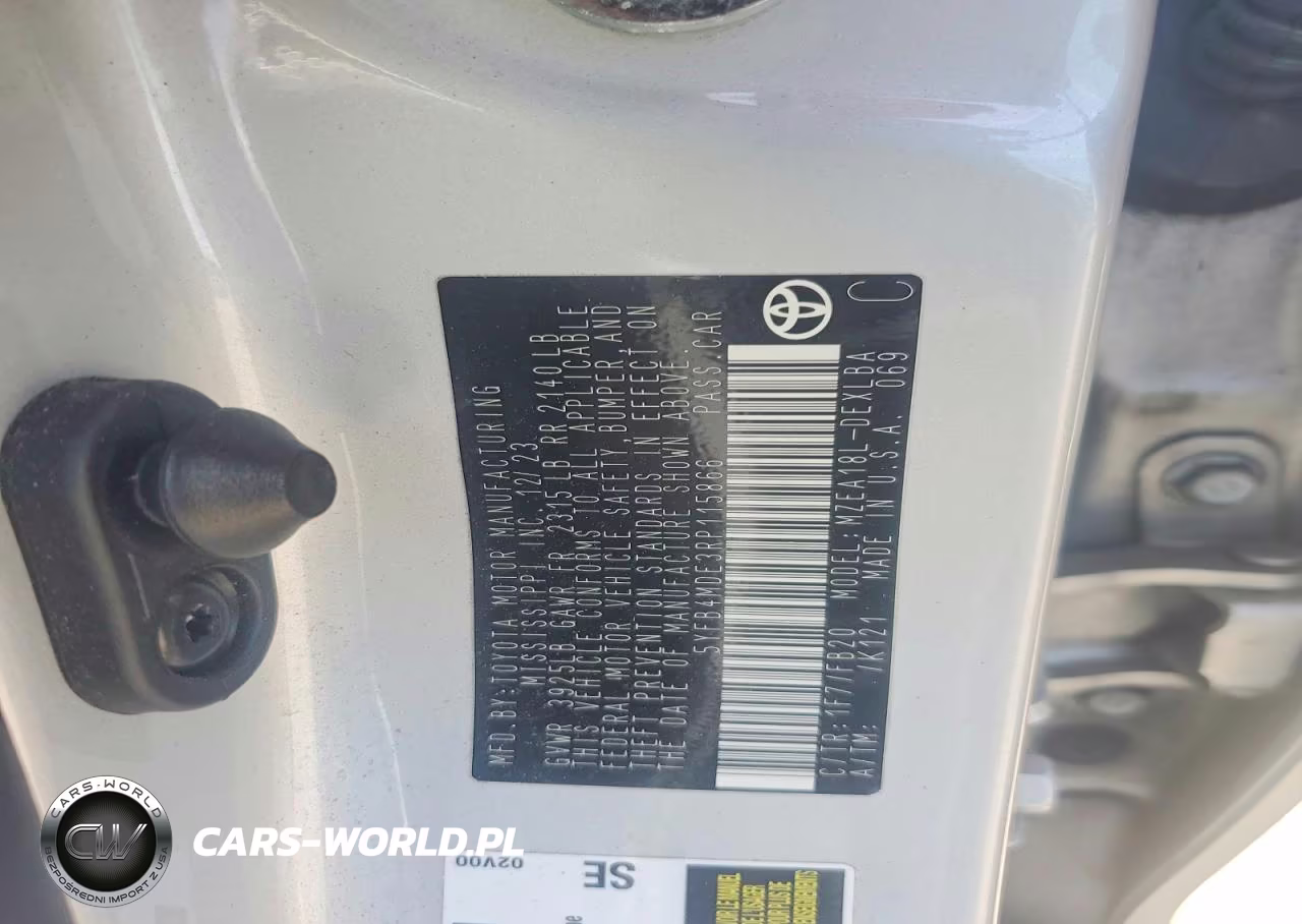 2024 Toyota Corolla Le VIN:5YFB4MDE3RP115866 - 12