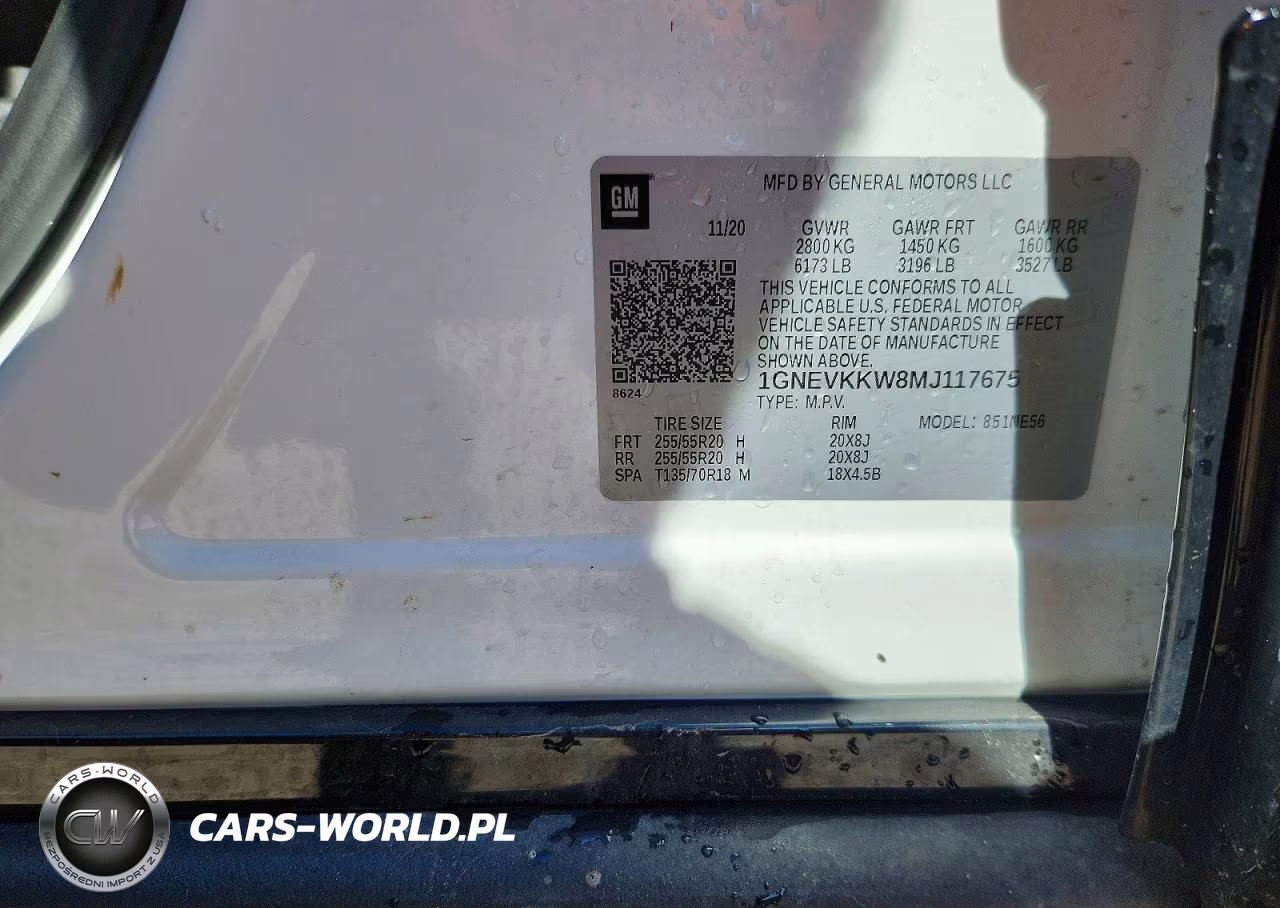 2021 Chevrolet Traverse Premier VIN:1GNEVKKW8MJ117675 - 12