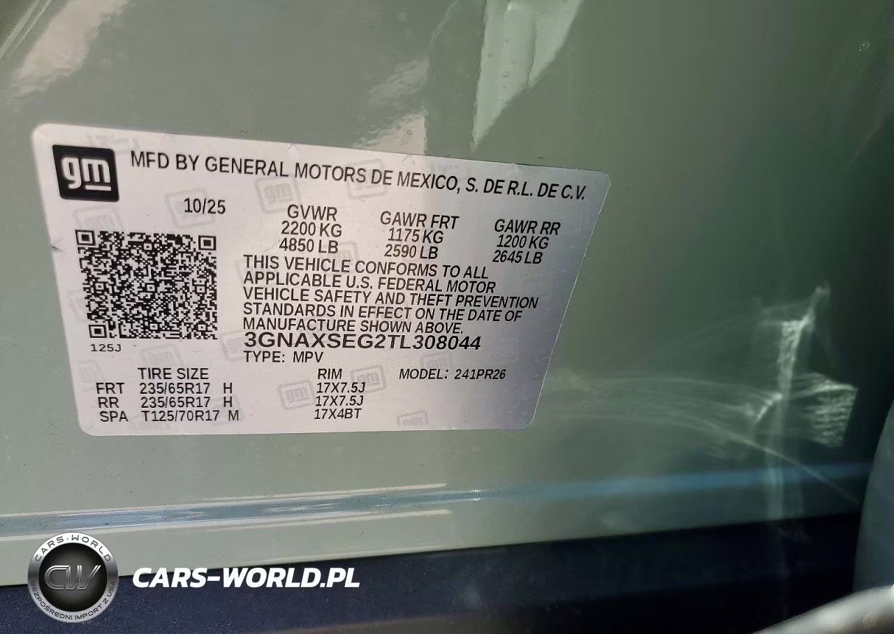 2026 Chevrolet Equinox Activ VIN:3GNAXSEG2TL308044 - 13