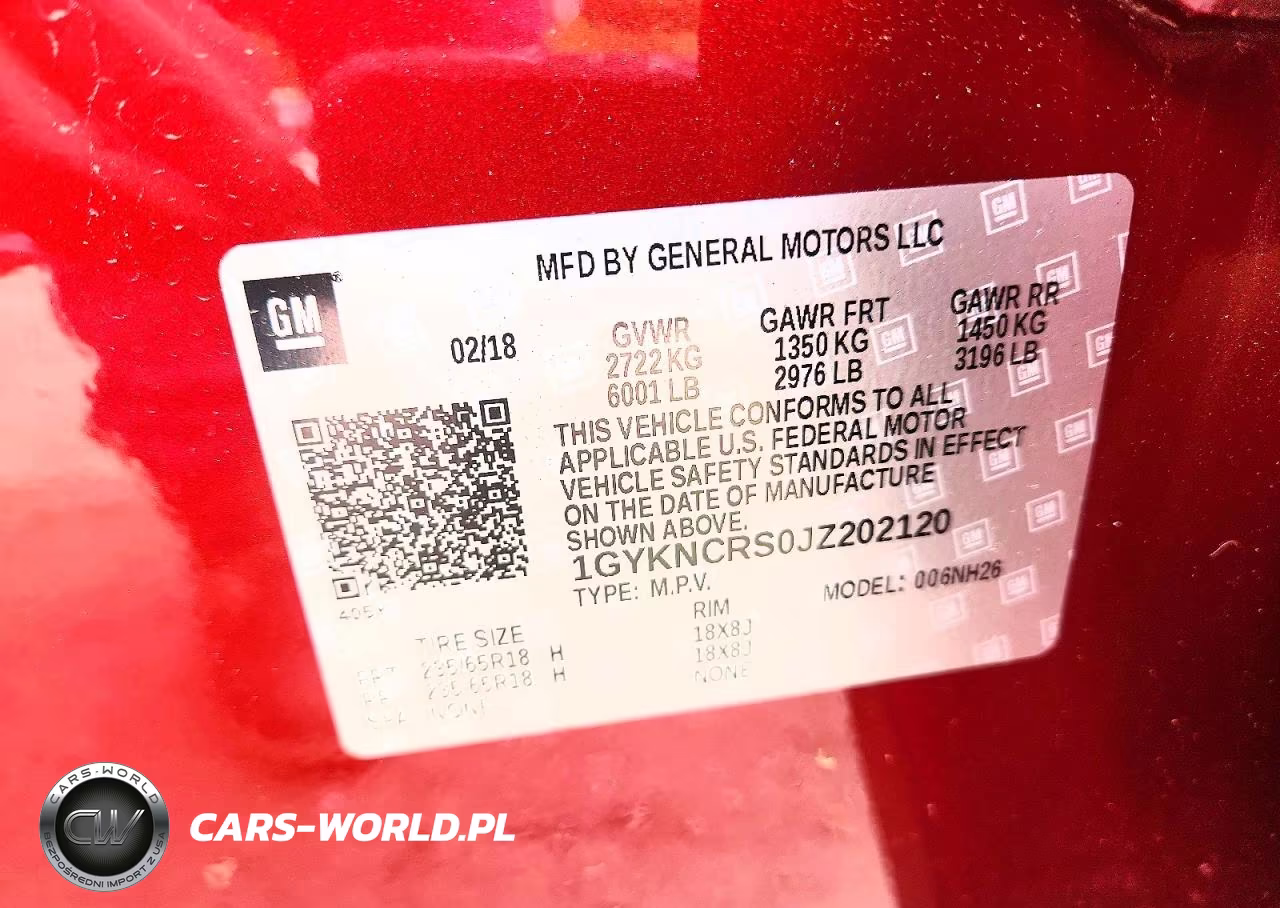 2018 Cadillac Xt5 Luxury VIN:1GYKNCRS0JZ202120 - 13