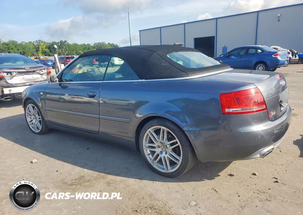 2008 Audi S4 Quattro Cabriolet VIN:WUARL48H08K900299 - 2