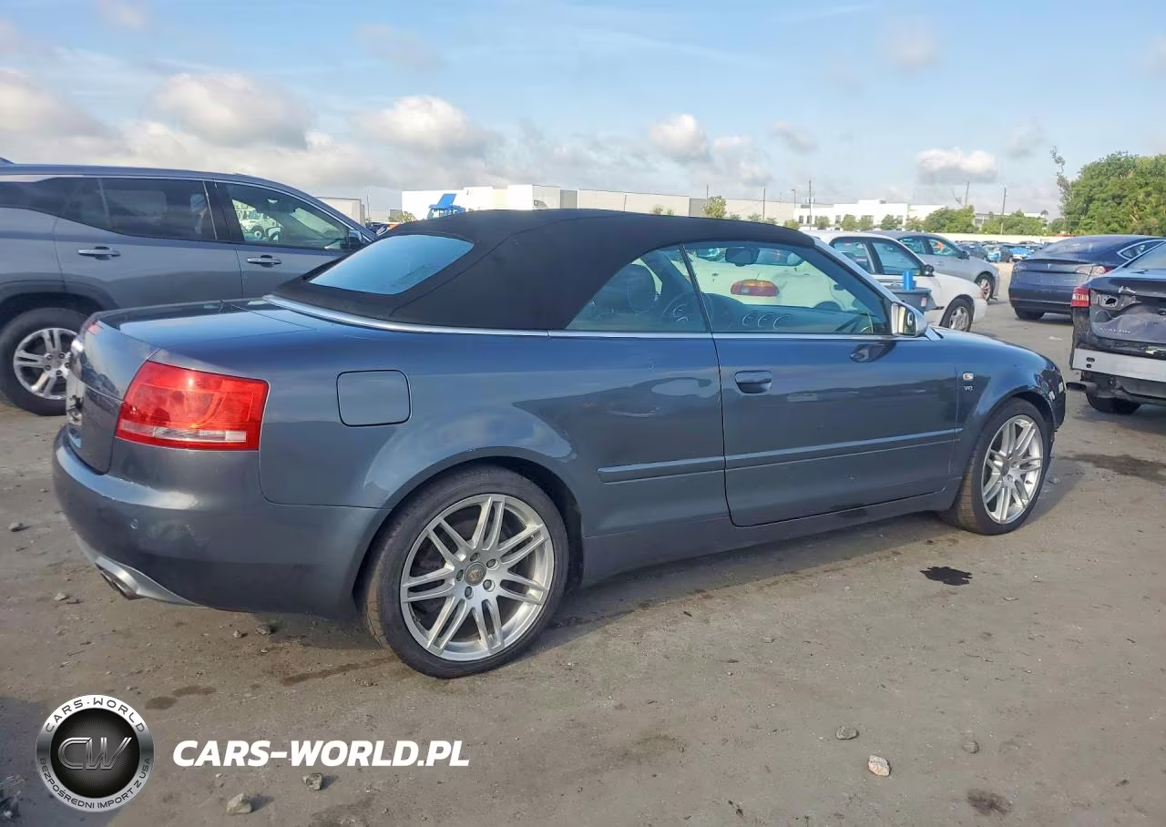 2008 Audi S4 Quattro Cabriolet VIN:WUARL48H08K900299 - 3