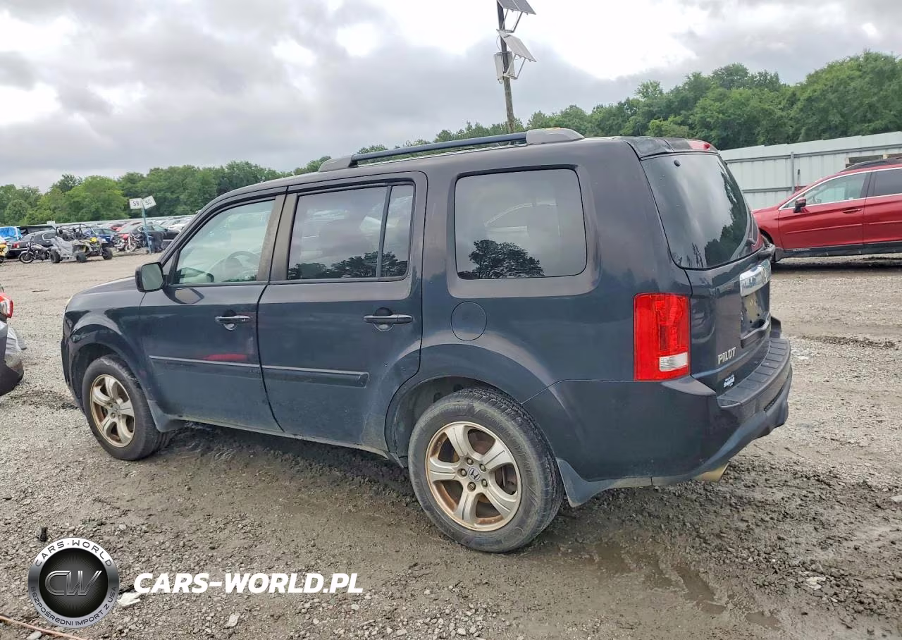 2012 Honda Pilot Exl VIN:5FNYF3H65CB039183 - 2
