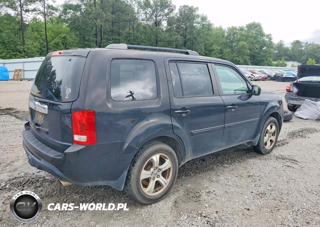 2012 Honda Pilot Exl VIN:5FNYF3H65CB039183 - 3