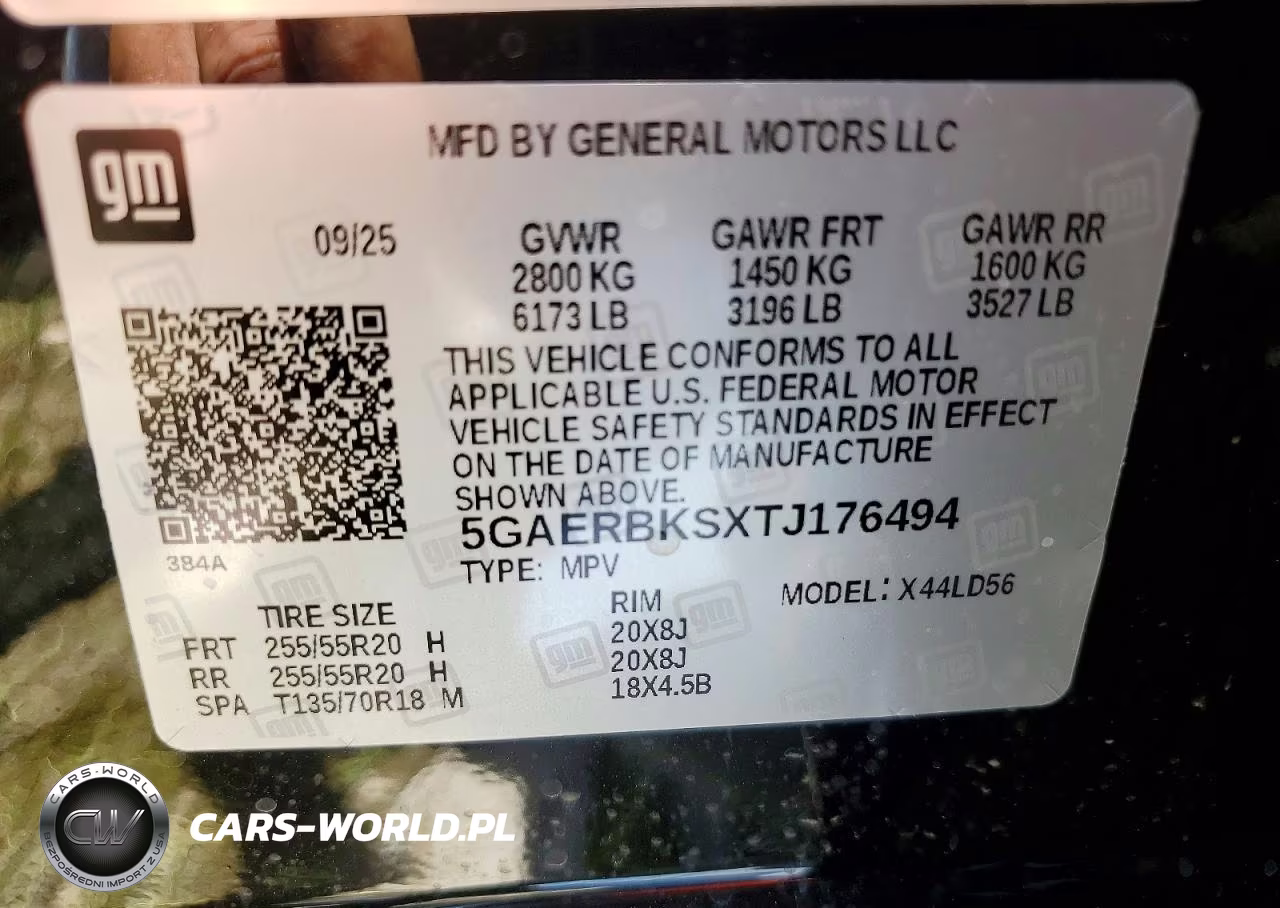 2026 Buick Enclave Sport Touring VIN:5GAERBKSXTJ176494 - 13