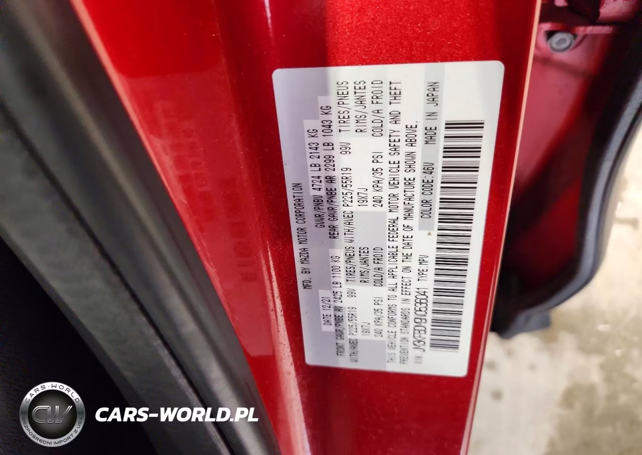 2022 Mazda Cx-5 Premium VIN:JM3KFBDM9N0536041 - 13