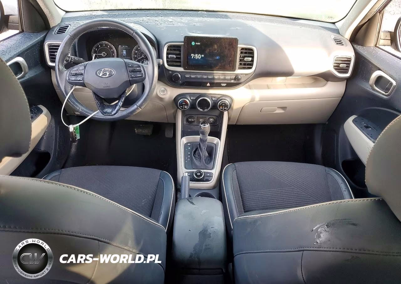 2021 Hyundai Venue Denim VIN:KMHRC8A31MU128912 - 8
