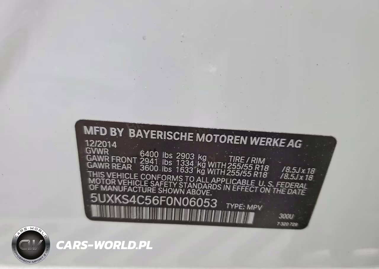 2015 BMW X5 xDrive35D VIN:5UXKS4C56F0N06053 - 13