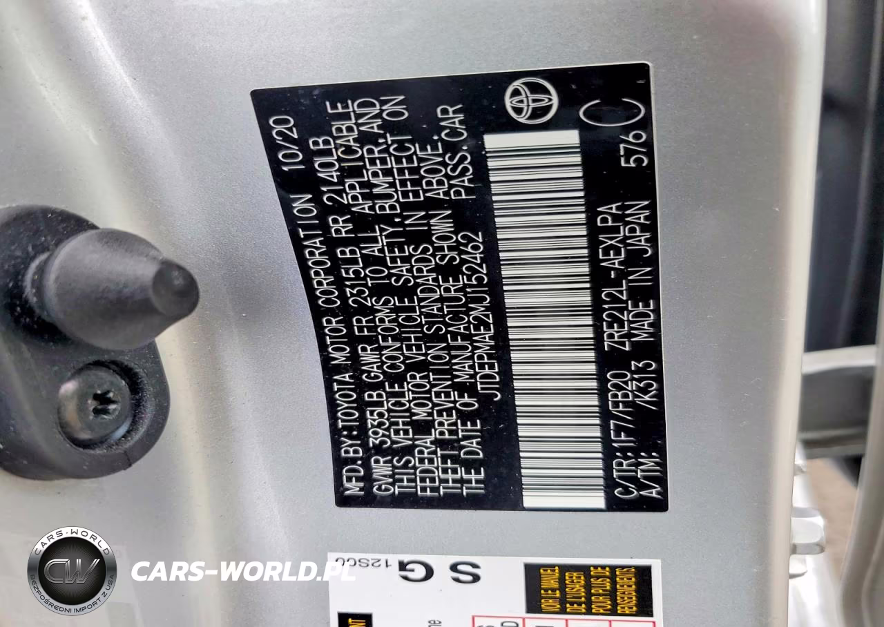2021 Toyota Corolla Le VIN:JTDEPMAE2MJ152462 - 12