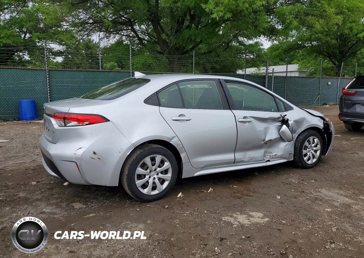 2021 Toyota Corolla Le VIN:JTDEPMAE2MJ152462 - 3