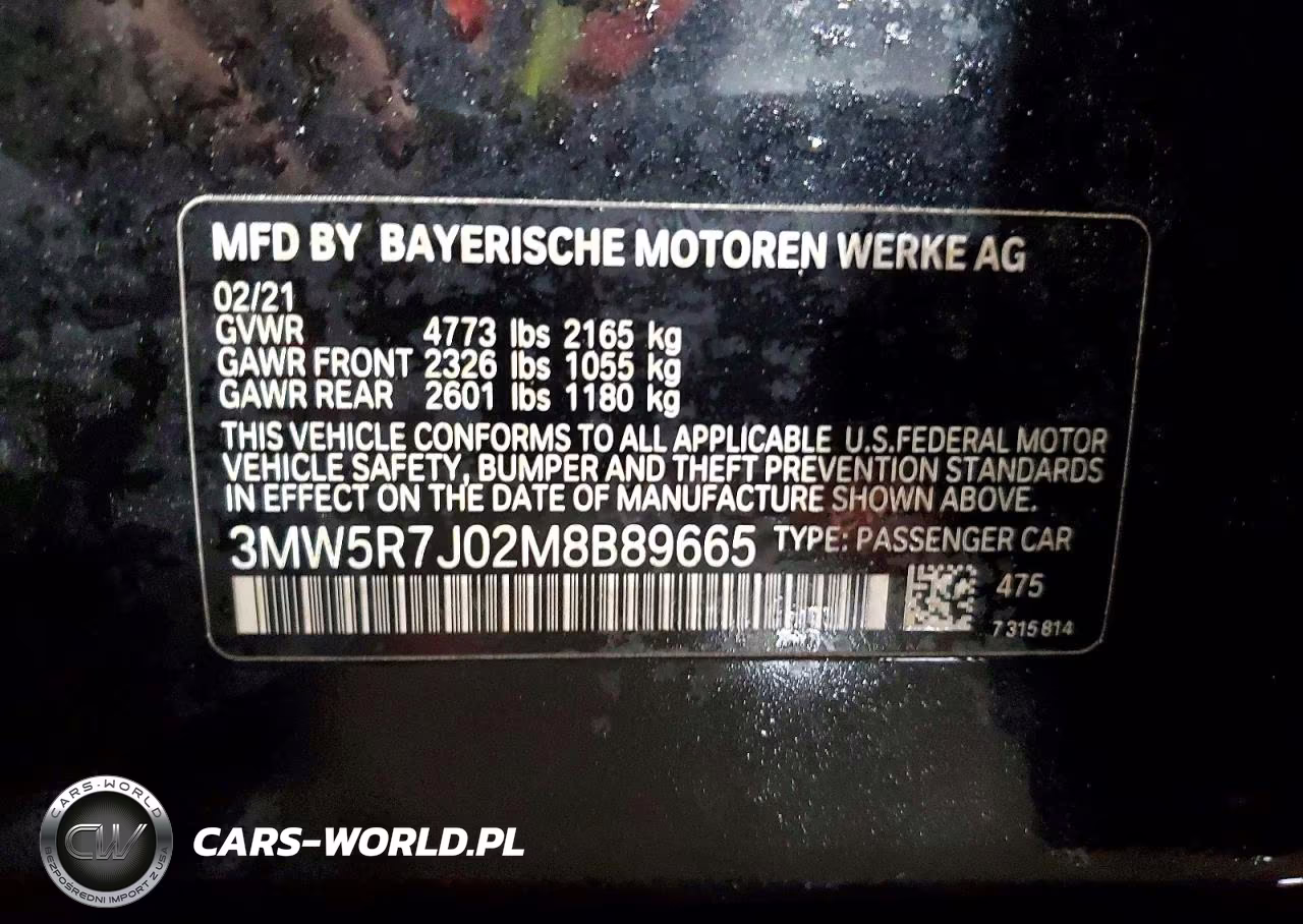 2021 BMW 330Xi VIN:3MW5R7J02M8B89665 - 12