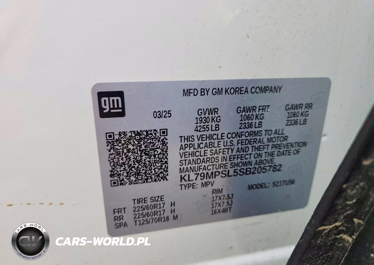 2025 Chevrolet Trailblazer Lt VIN:KL79MPSL5SB205782 - 14