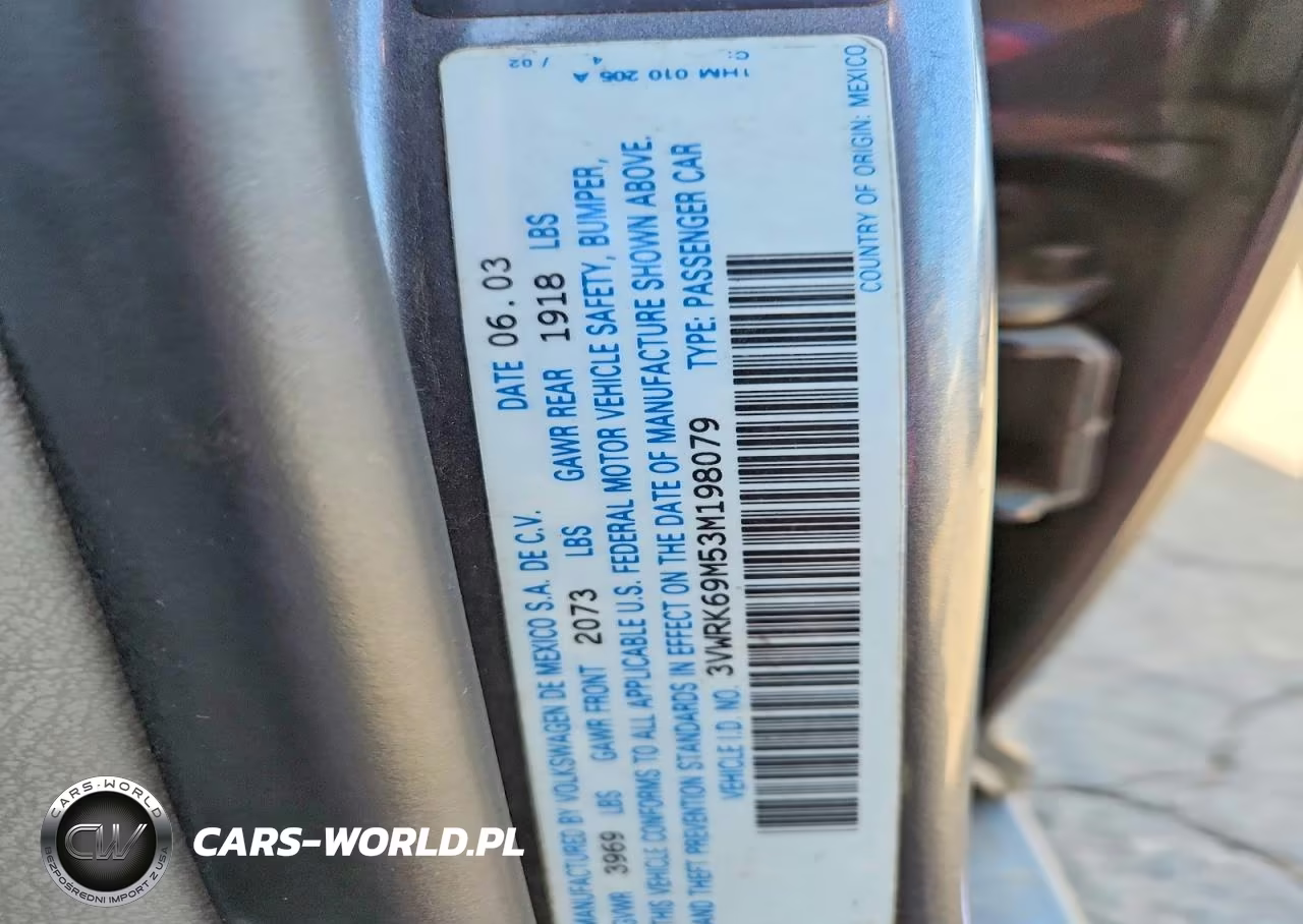 2003 Volkswagen Jetta Gl VIN:3VWRK69M53M198079 - 12