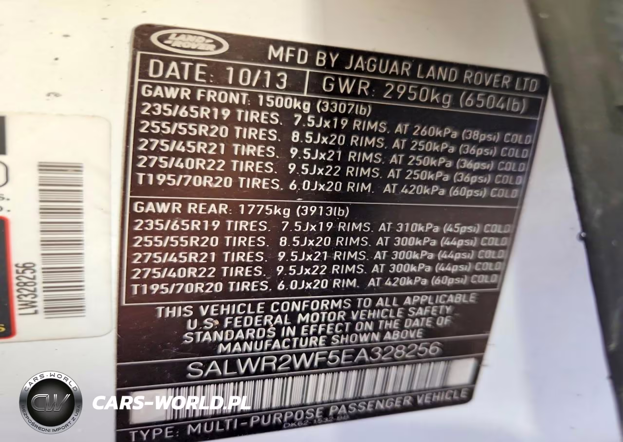 2014 Land Rover Range Rover Sport Hse VIN:SALWR2WF5EA328256 - 13
