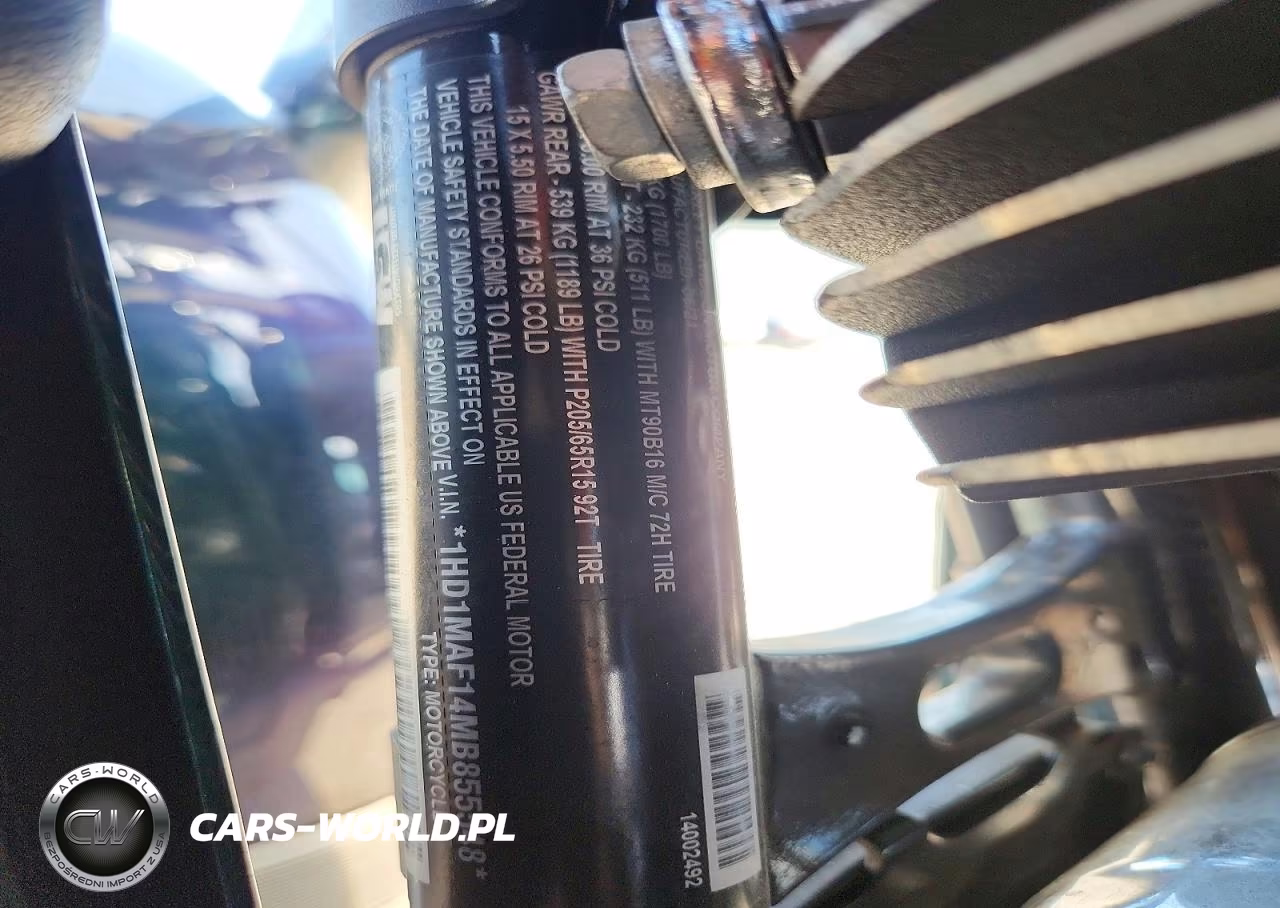 2021 Harley-Davidson Flhtcutg VIN:1HD1MAF14MB855548 - 9