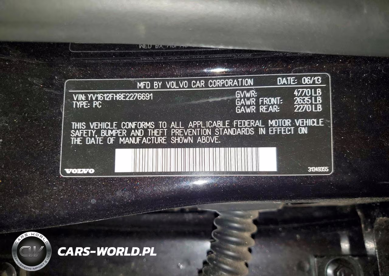 2014 Volvo S60 T5 VIN:YV1612FH8E2276691 - 13