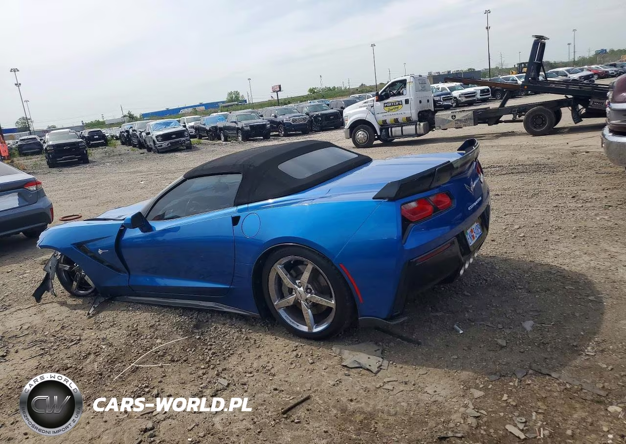 2014 Chevrolet Corvette Stingray 2Lt VIN:1G1YD3D74E5132052 - 2