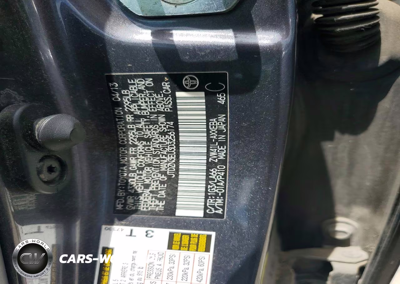 2013 Toyota Prius V VIN:JTDZN3EU3D3256174 - 13