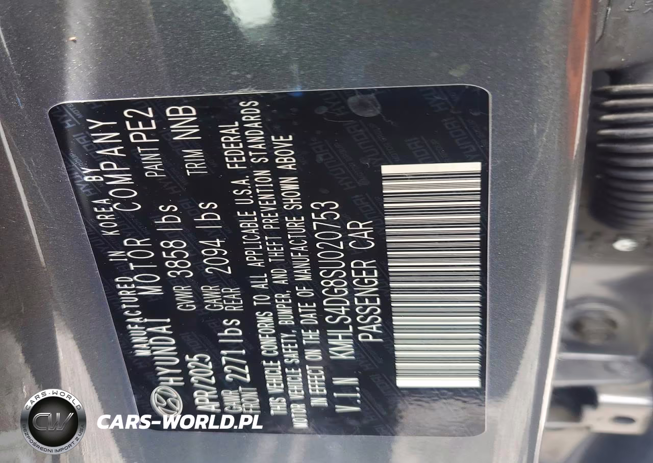 2025 Hyundai Elantra Sel VIN:KMHLS4DG8SU020753 - 12
