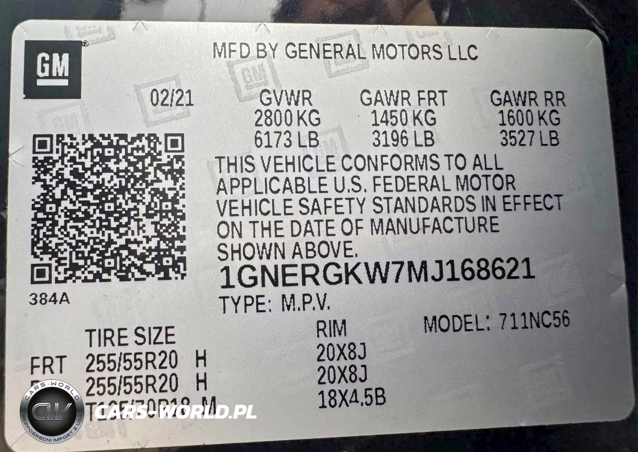 2021 Chevrolet Traverse Lt VIN:1GNERGKW7MJ168621 - 15