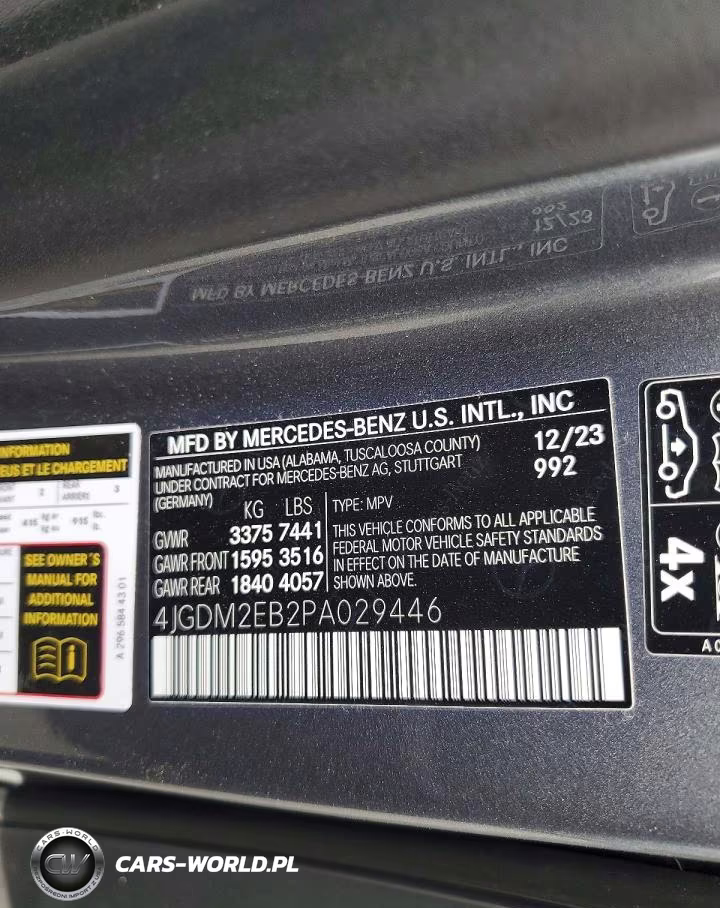 2023 Mercedes-Benz Eqs Suv 450 4Matic VIN:4JGDM2EB2PA029446 - 13
