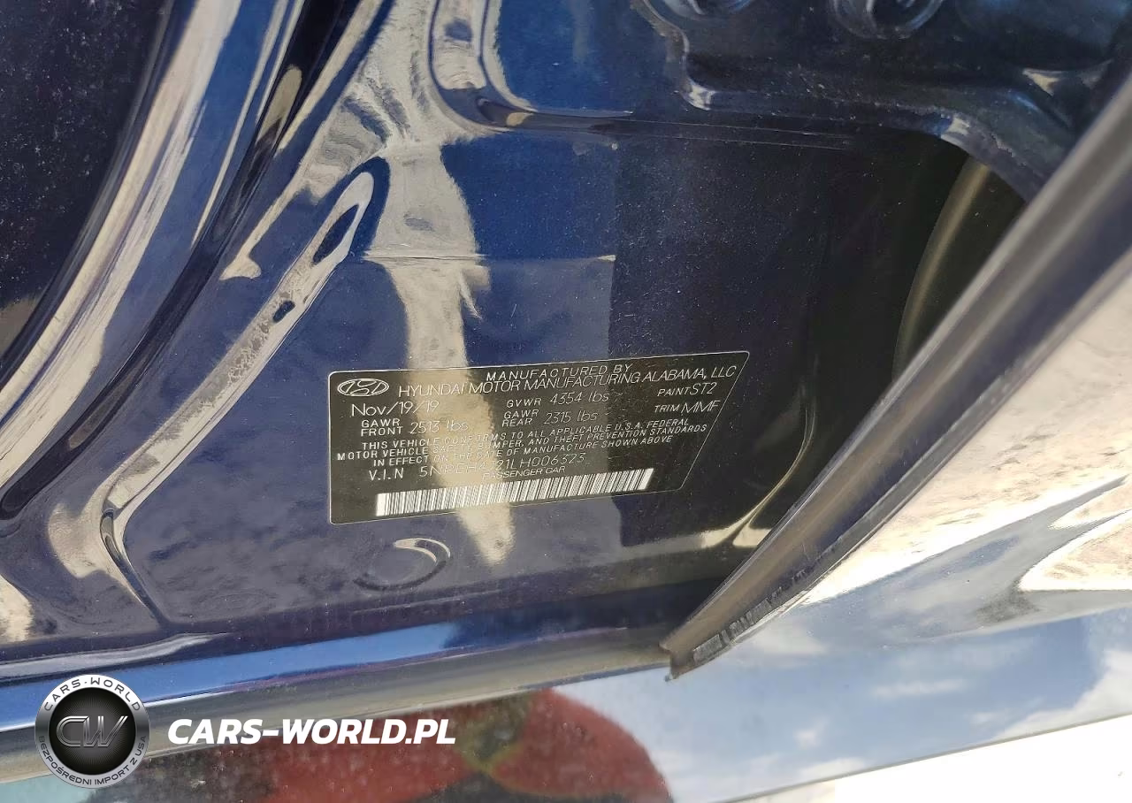 2020 Hyundai Sonata Limited VIN:5NPEH4J21LH006323 - 12