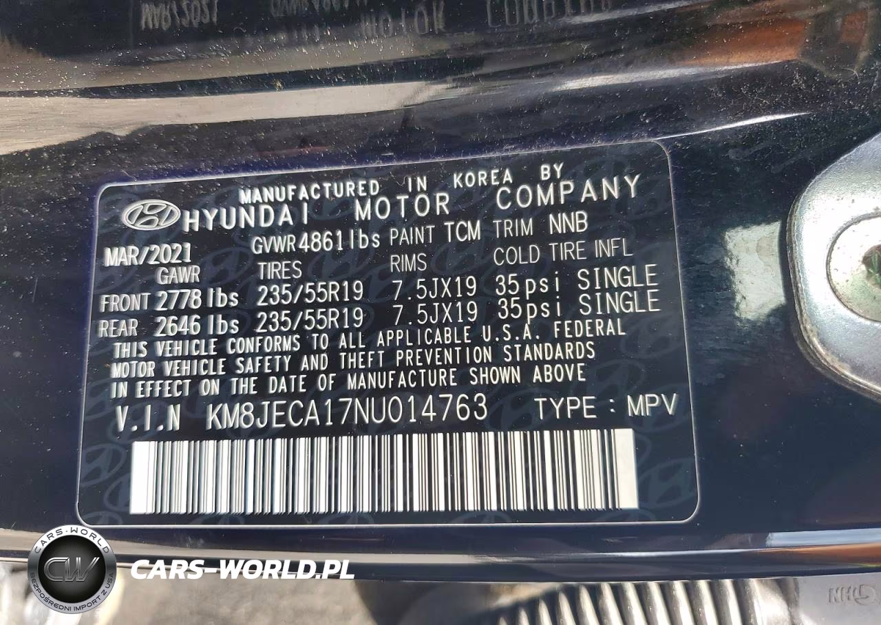 2022 Hyundai Tucson Limited VIN:KM8JECA17NU014763 - 12