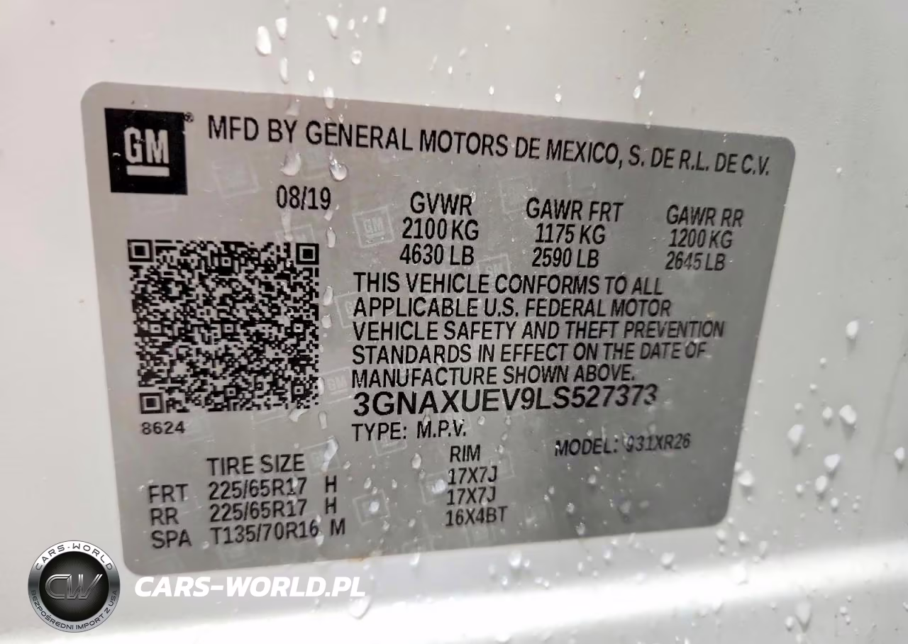 2020 Chevrolet Equinox Lt VIN:3GNAXUEV9LS527373 - 14