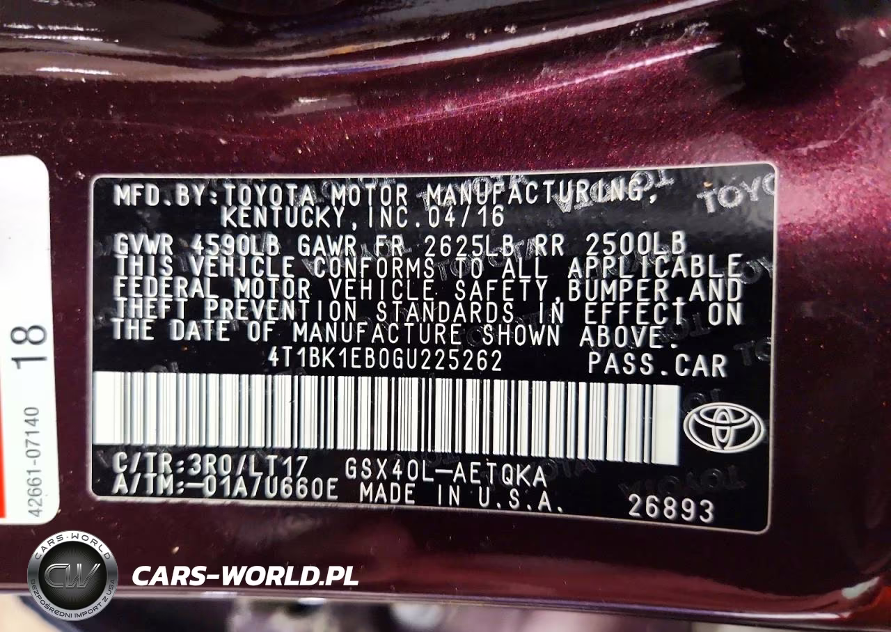 2016 Toyota Avalon Touring VIN:4T1BK1EB0GU225262 - 12