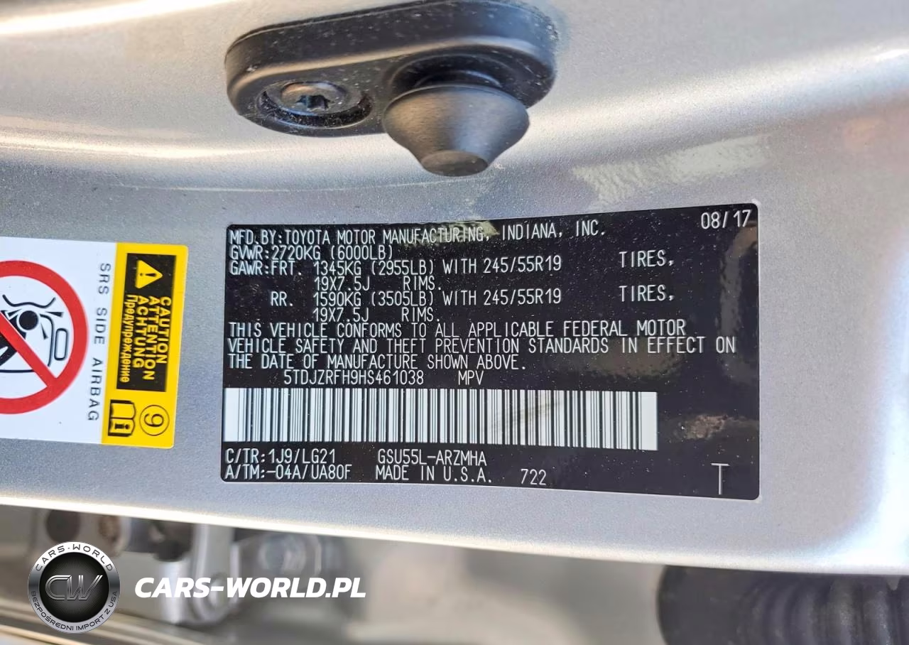 2017 Toyota Highlander Se VIN:5TDJZRFH9HS461038 - 14