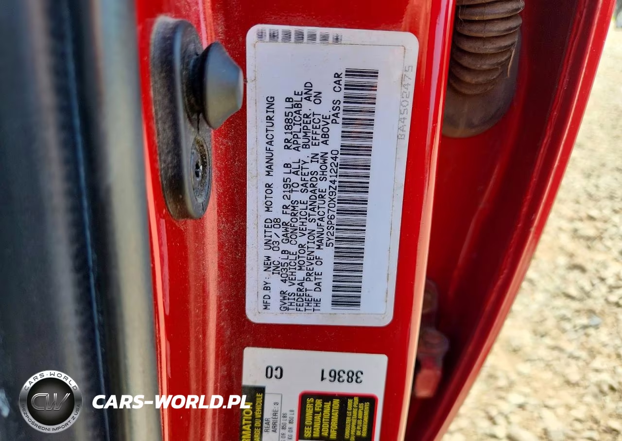 2009 Pontiac Vibe VIN:5Y2SP670X9Z412240 - 12