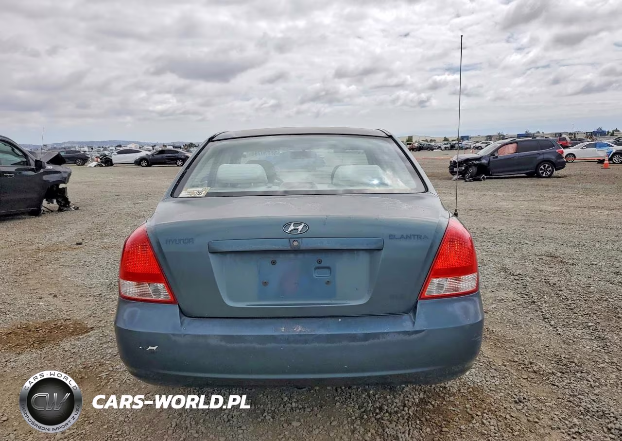 2002 Hyundai Elantra Gls VIN:KMHDN45D52U387528 - 6