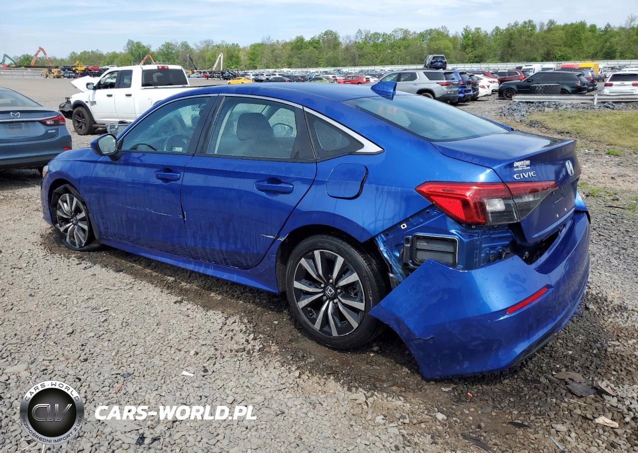 2022 Honda Civic Ex VIN:2HGFE1F72NH304506 - 2