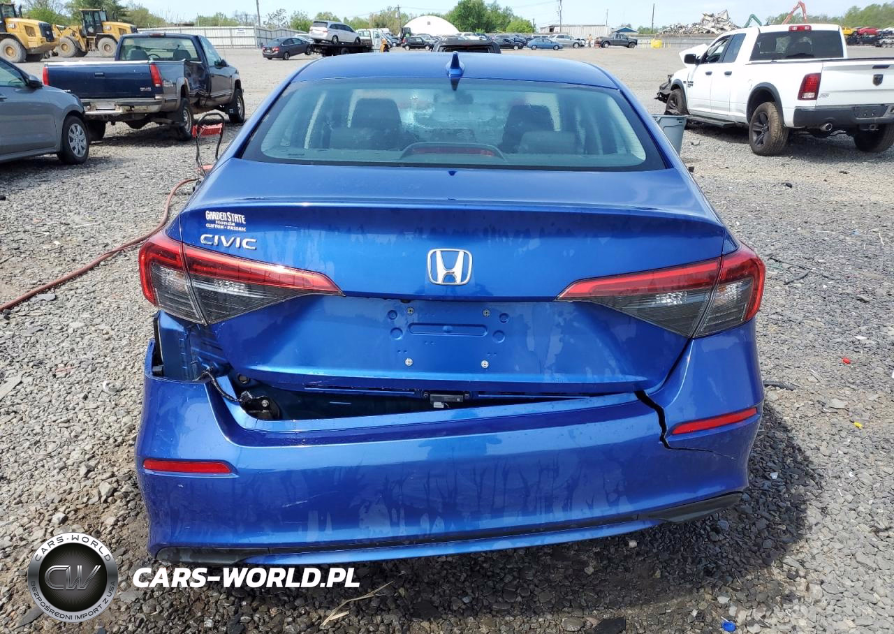 2022 Honda Civic Ex VIN:2HGFE1F72NH304506 - 6